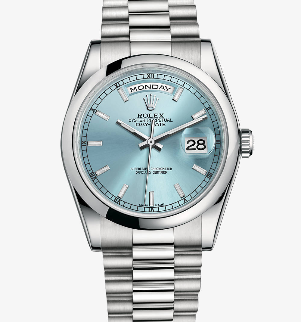 Rolex Miyota 40 Day-Date Ice Blue